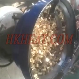 auto feed system with induction heating air valves