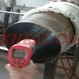 full air cooled induction heating machine for preheating steel pipeline by flexible induction coil