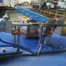 full auto piking and feeding system for induction forging copper billets