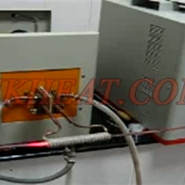 induction annealing steel wire online by uhf induction heater