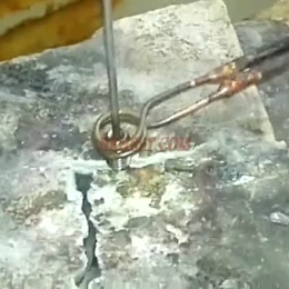 induction brazing tiny pipes, terminals by uhf induction heater (1)