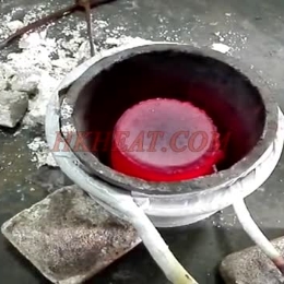 induction forging phosphor copper,phosphorous bronze,phosphorized copper by MF induction heater (11)