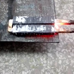 induction hardening side surface of steel plate (1)