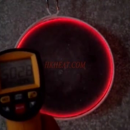 induction heating 42CrMo steel plate edge for aircraft testing (5)