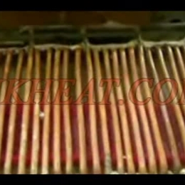 induction heating steel plate by hf machine