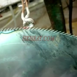 induction quenching gear teeth by UHF induction heater (8)