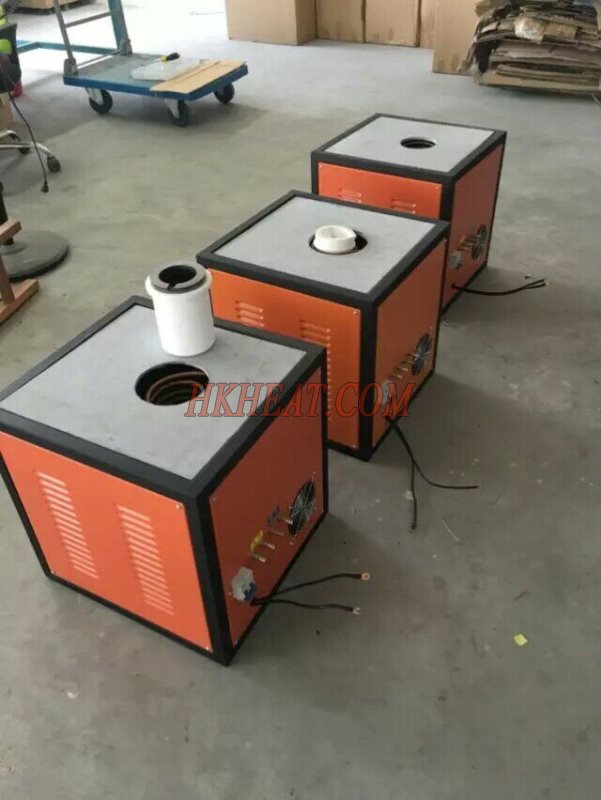 HK-15C-MF induction gold melting furnace