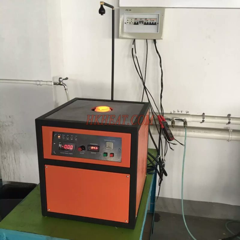 induction gold melting machines (15KW for melting 1~4KG gold)