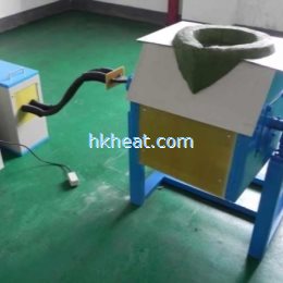 60KW tilting induction melting furnace