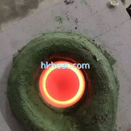 induction melting glass by special MgO crucible