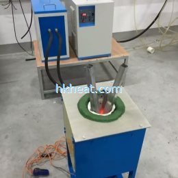 return-blank type induction furnace for melting SS-Steel