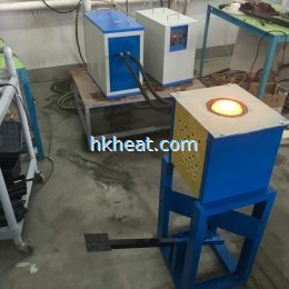 return-blank type induction melting furnace