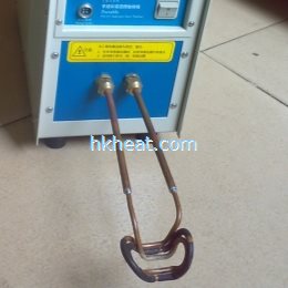 another U shape induction coils for heating saw teeth