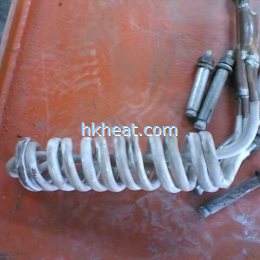 custom design induction coil for heating inner surface (inwall or inner bore)