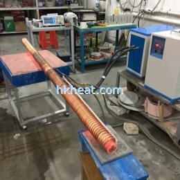 customized induction coil for forging copper billets
