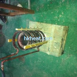 induction coil for melting crucible