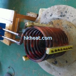 induction coil from quadrate pipe