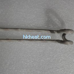 induction coils for brazing knife by UHF induction heater