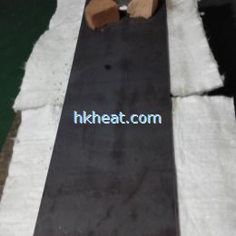 induction heating steel plate for cooking by 15KW air cooled induction heater