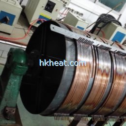 large customized induction coil for heating graphite