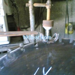 induction saw braze welding