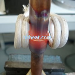 Induction brass soldering pipes