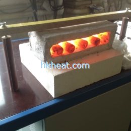 customized mf induction heater for forging steel rods