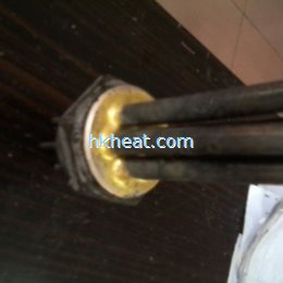 induction brass solder multi copper pipes