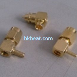 induction brass soldering connector