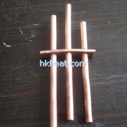 induction brass soldering copper pipes