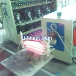 induction brazing ctc knife by 200kw power supply