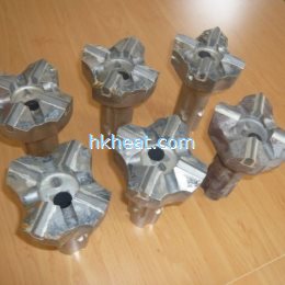 induction brazing for tct