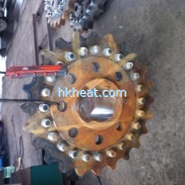 induction brazing gear teeth