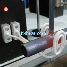 induction brazing hard alloy pipe