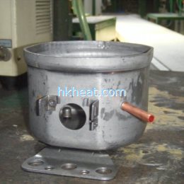 induction brazing of copper pipes