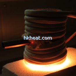 induction brazing with special induction coil