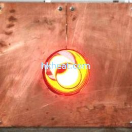 induction forging furnace with quartz tube