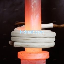 quick induction brazing for hard alloy