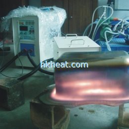 Alloy pot induction heat treatment