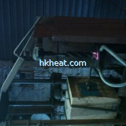 High frequency induction quenching drills