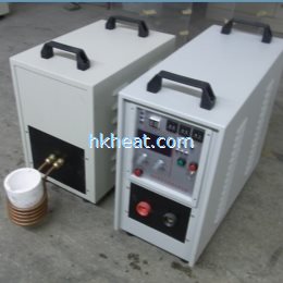 Induction Melting Furnace 2kg for gold by 25KW machine