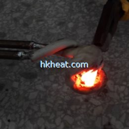 handheld induction coil for brazing steel