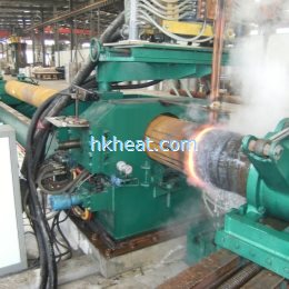 induction bending pipeline by MF induction heater