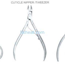 induction hardening beauty instruments (cuticle nipper tweezer)