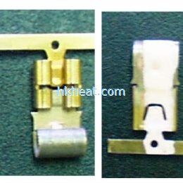 induction heating electrical contact with 1000°f (538°c) temperature paint