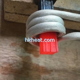induction heating end of steel bar