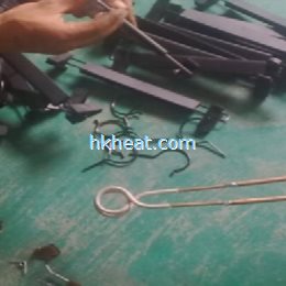 induction heating of insert coat hanger