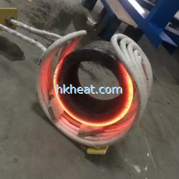 induction heating parts of steel ring