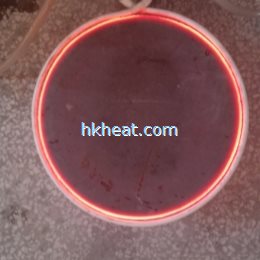 induction heating round steel plate edge