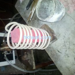 induction heating steel block